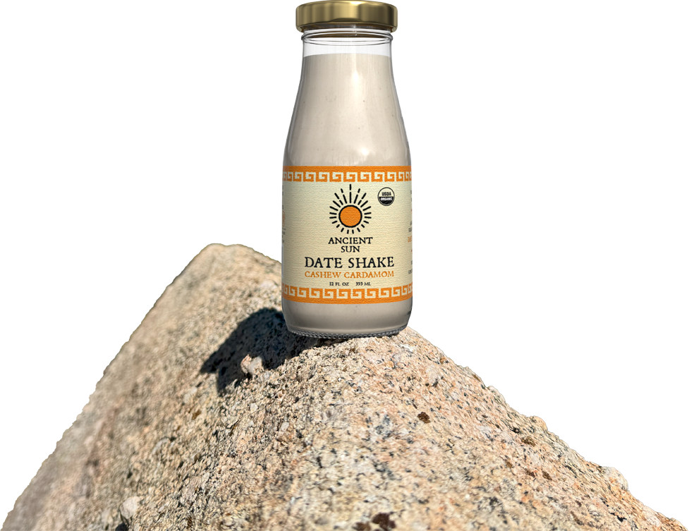bottle of date shake