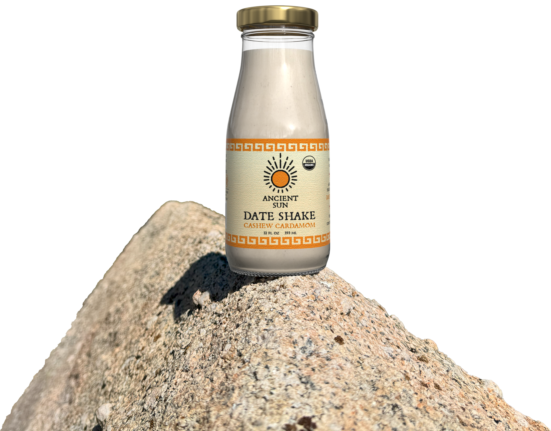 bottle of date shake